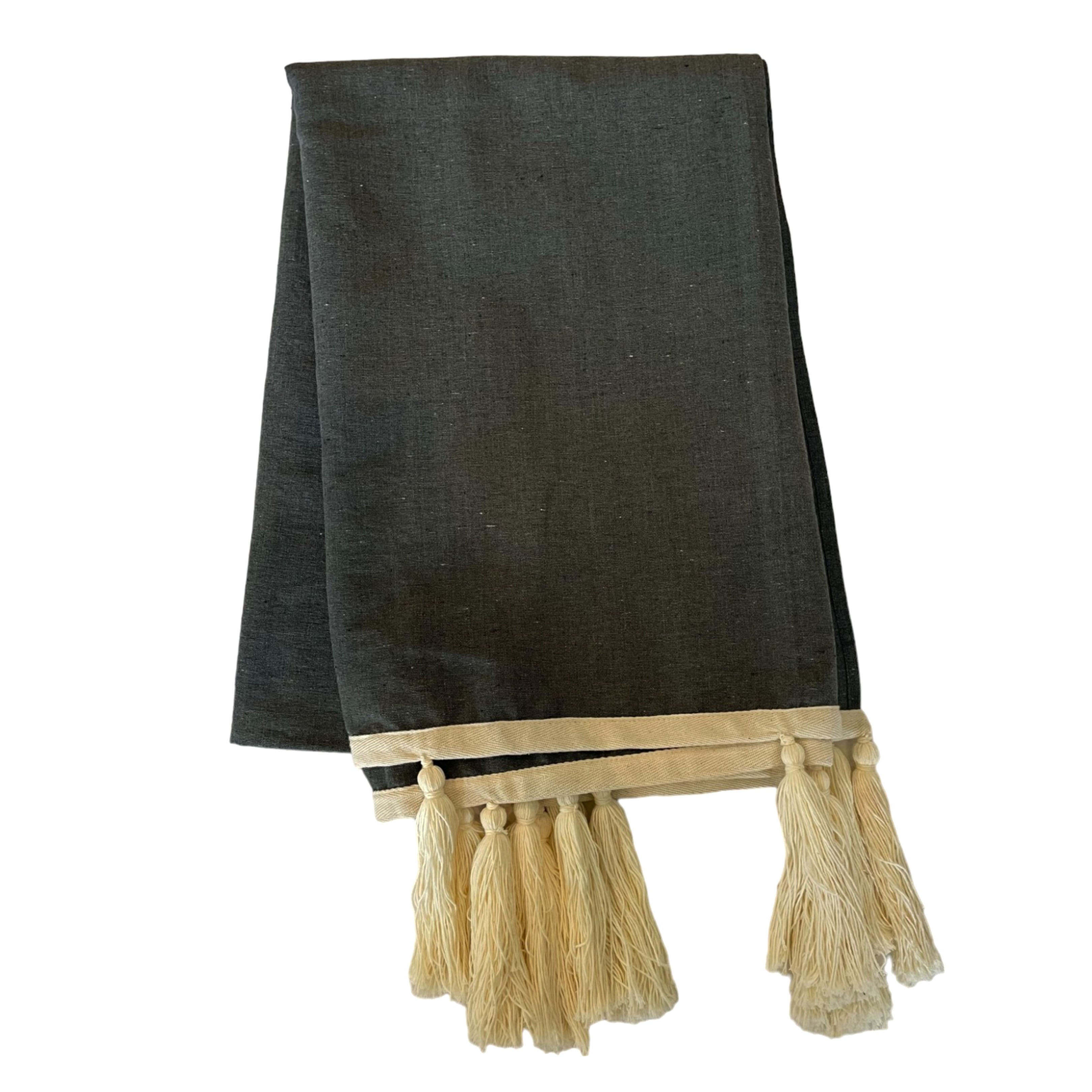 Blanket Cotton Lis Tassel