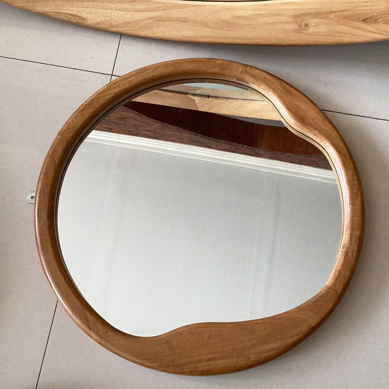 Mirror abstract bulat jati