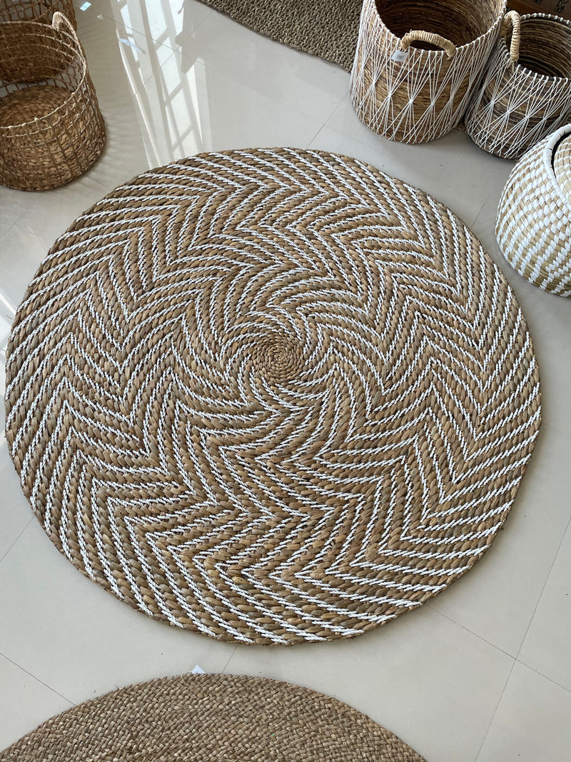 Carpet Eceng Zigzag Round