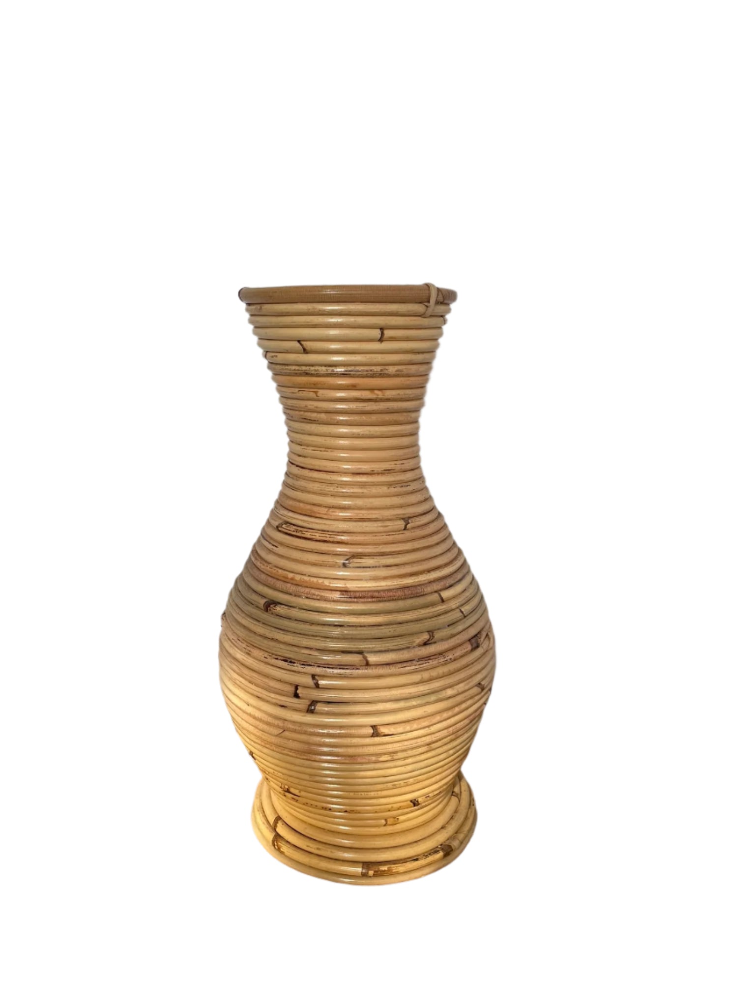 Vase Rattan Spiral