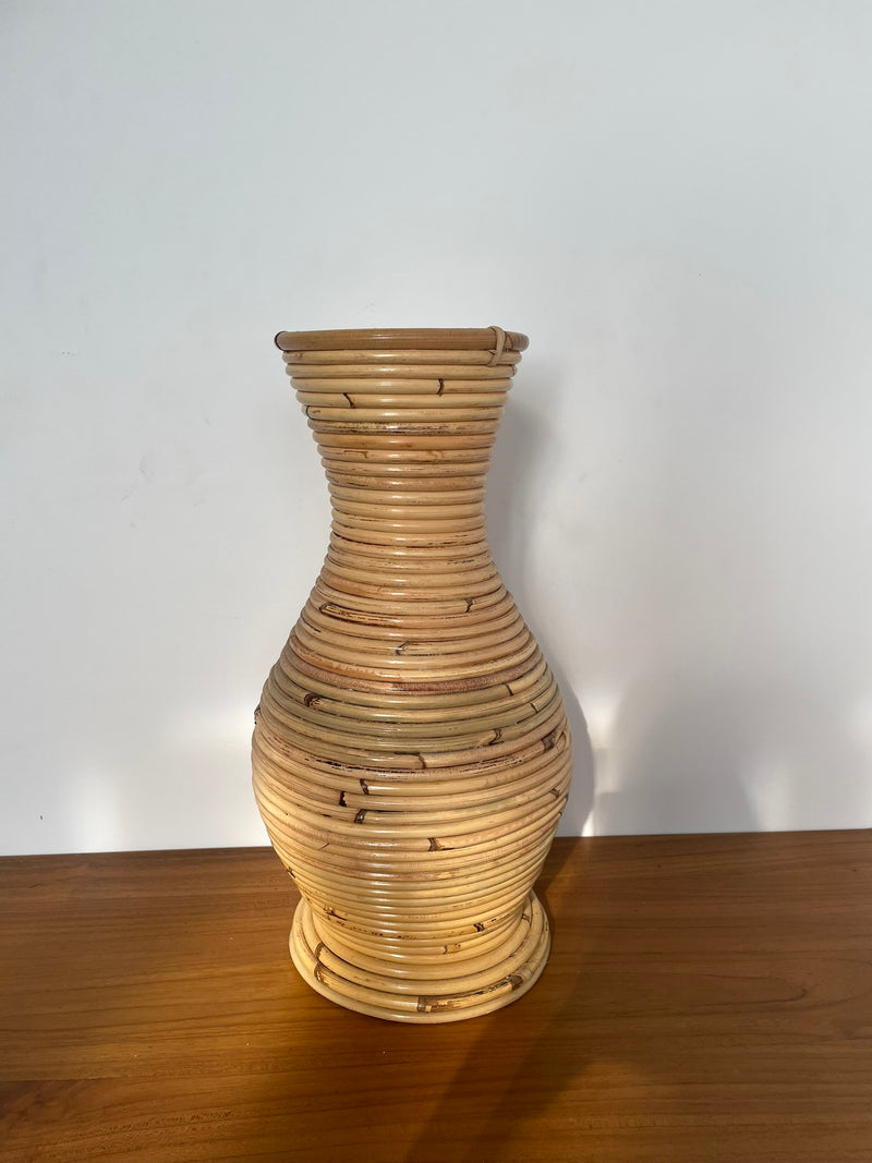 Vase Rattan Spiral