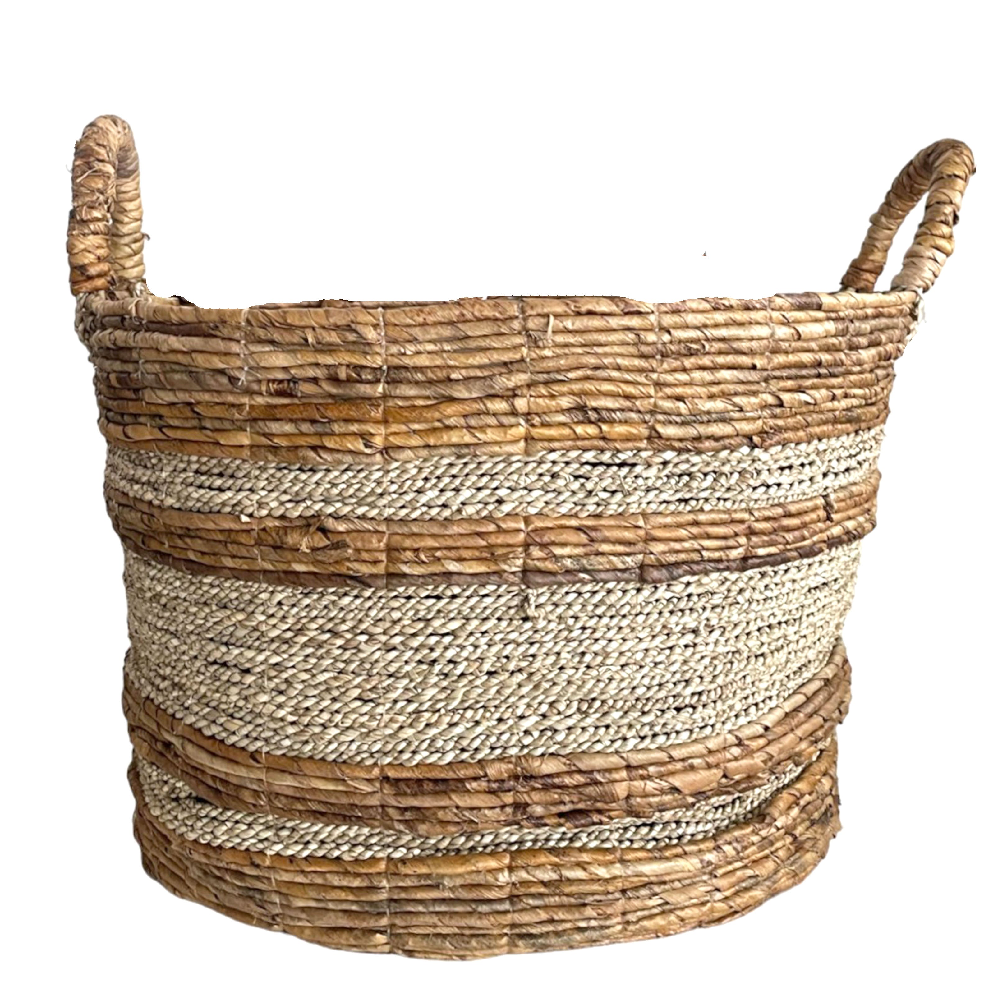 Basket Laundry Amber Banana Seagrass