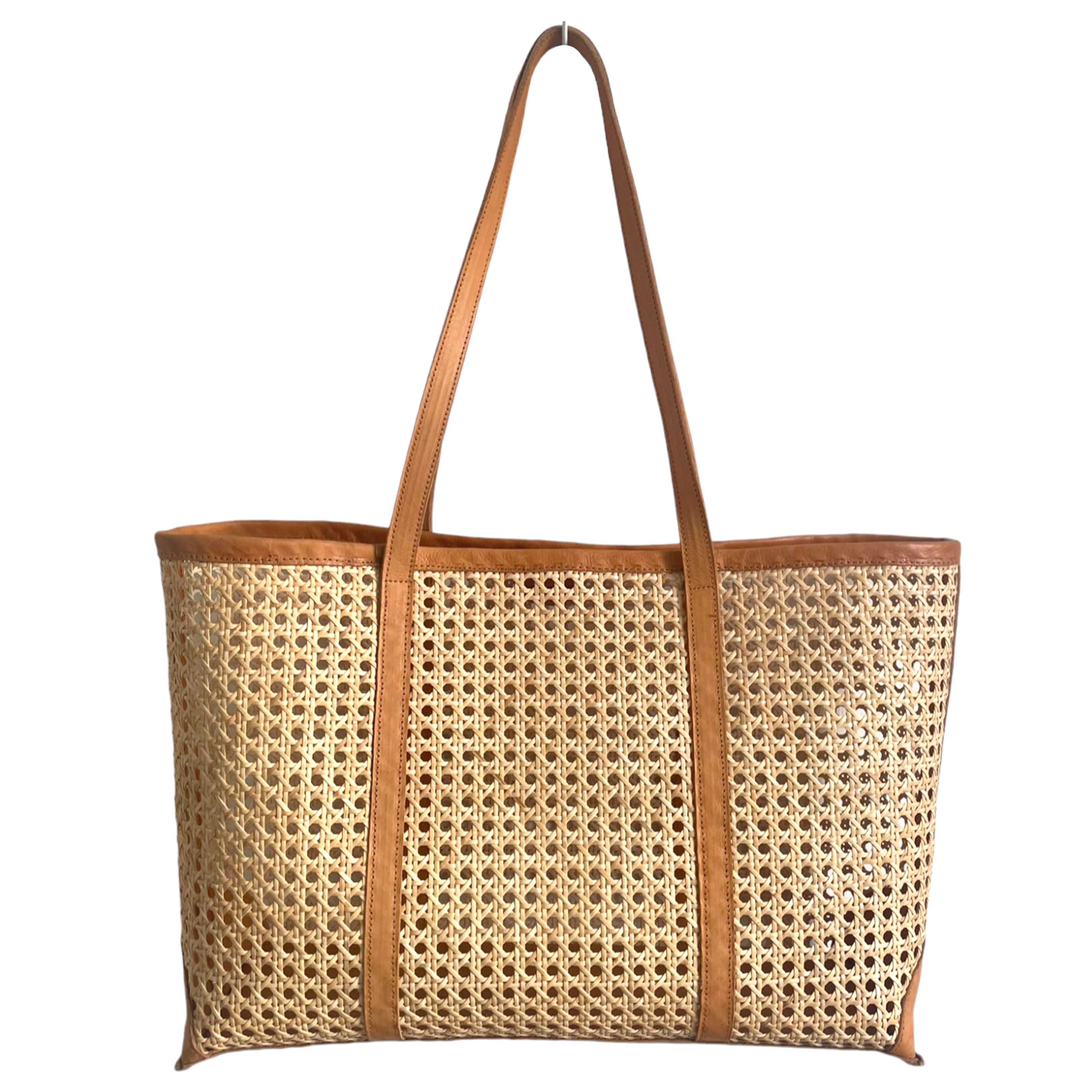 Bag Rattan Leather Mata Ayam