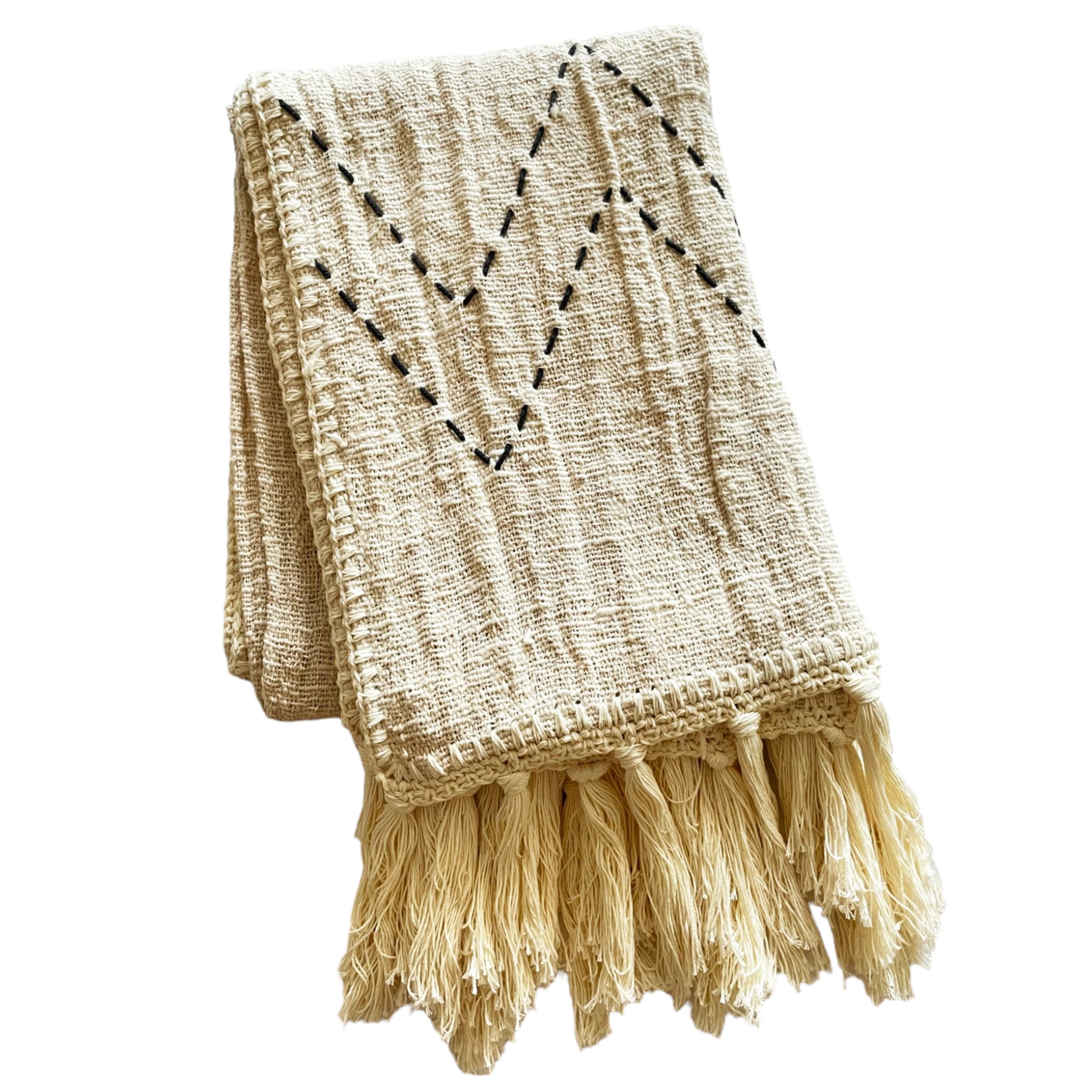 Blanket Tumanggal Stitch Tassel