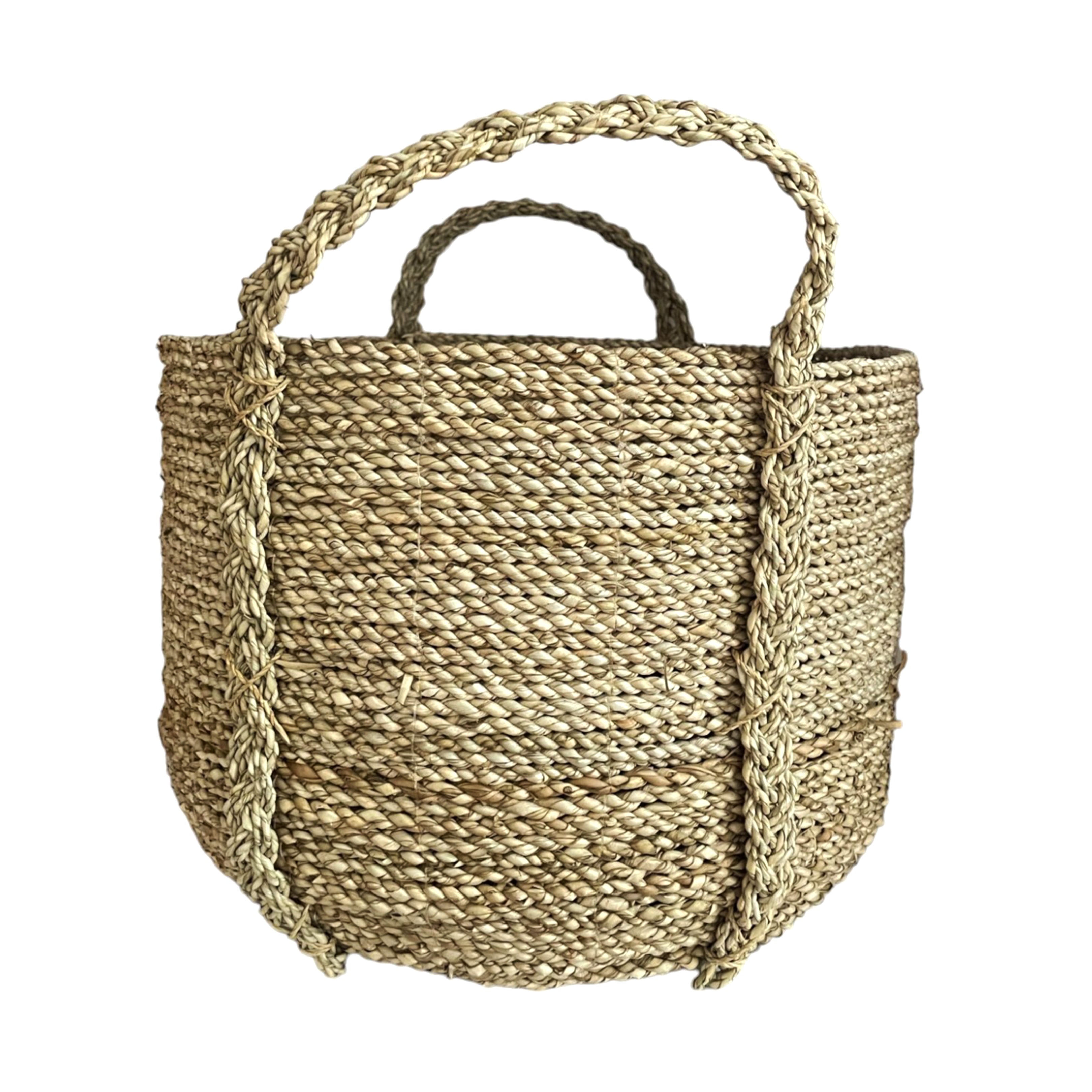 Basket Mini Bowl Handle Kepang Seagrass