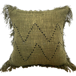 Cushion Cover Jemme Stitch Fringe (Square)