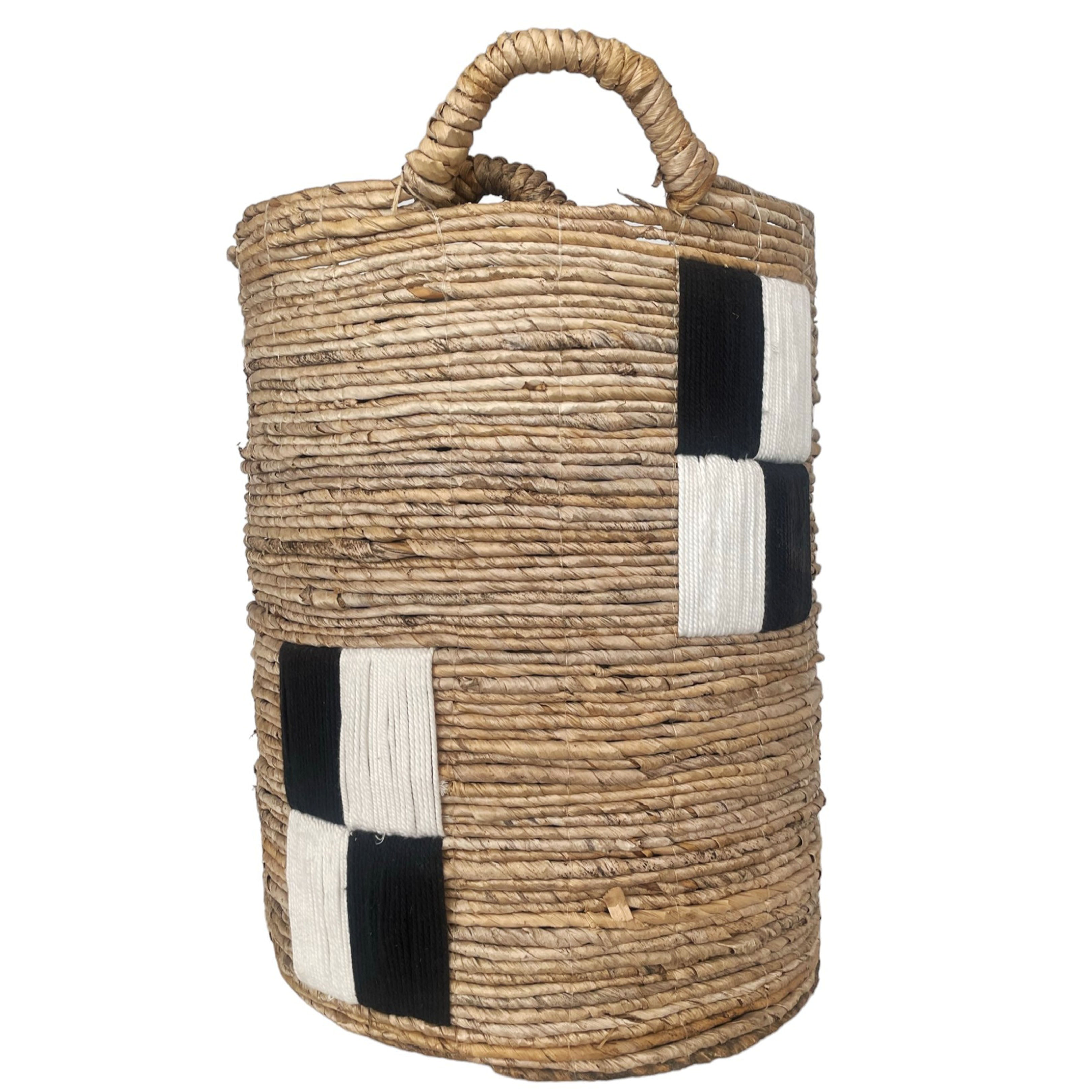 Basket Laundry Banana Macrame Papan