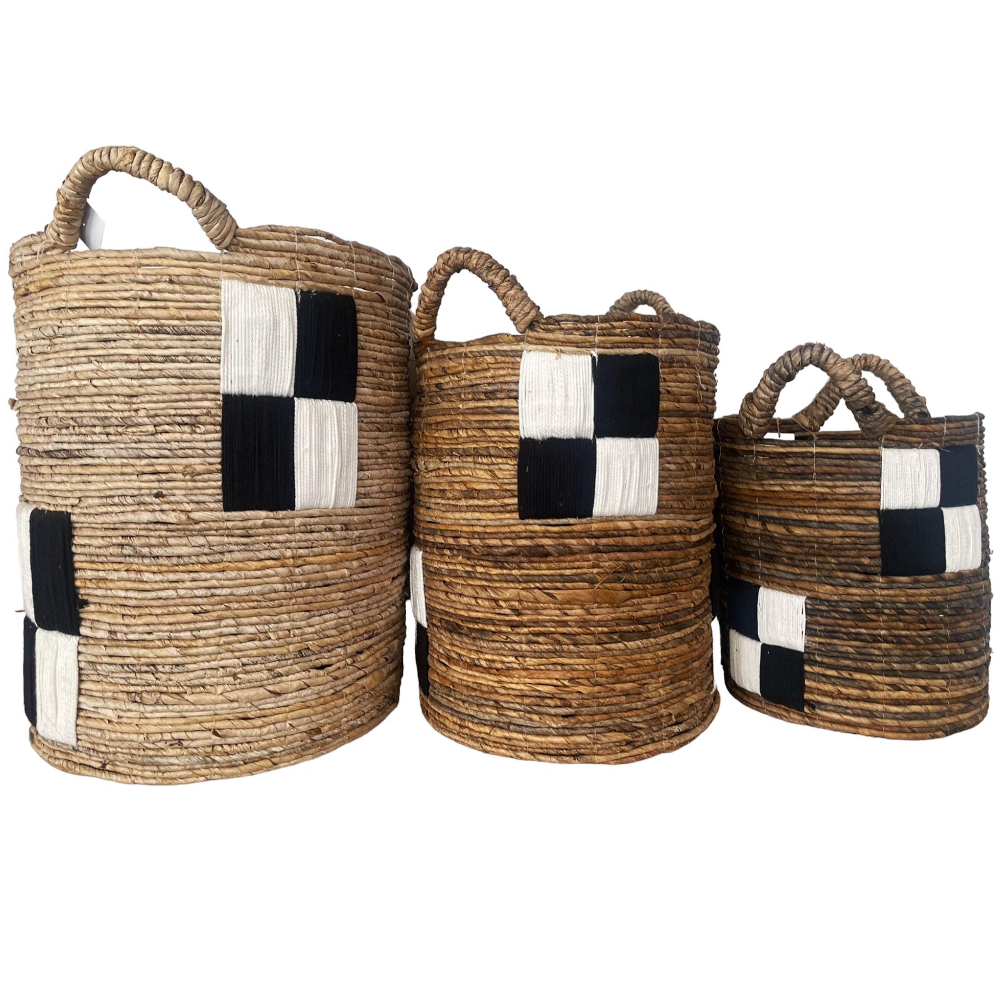 Basket Laundry Banana Macrame Papan