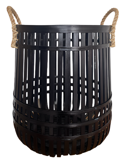 Basket Laundry Bamboo Sterling