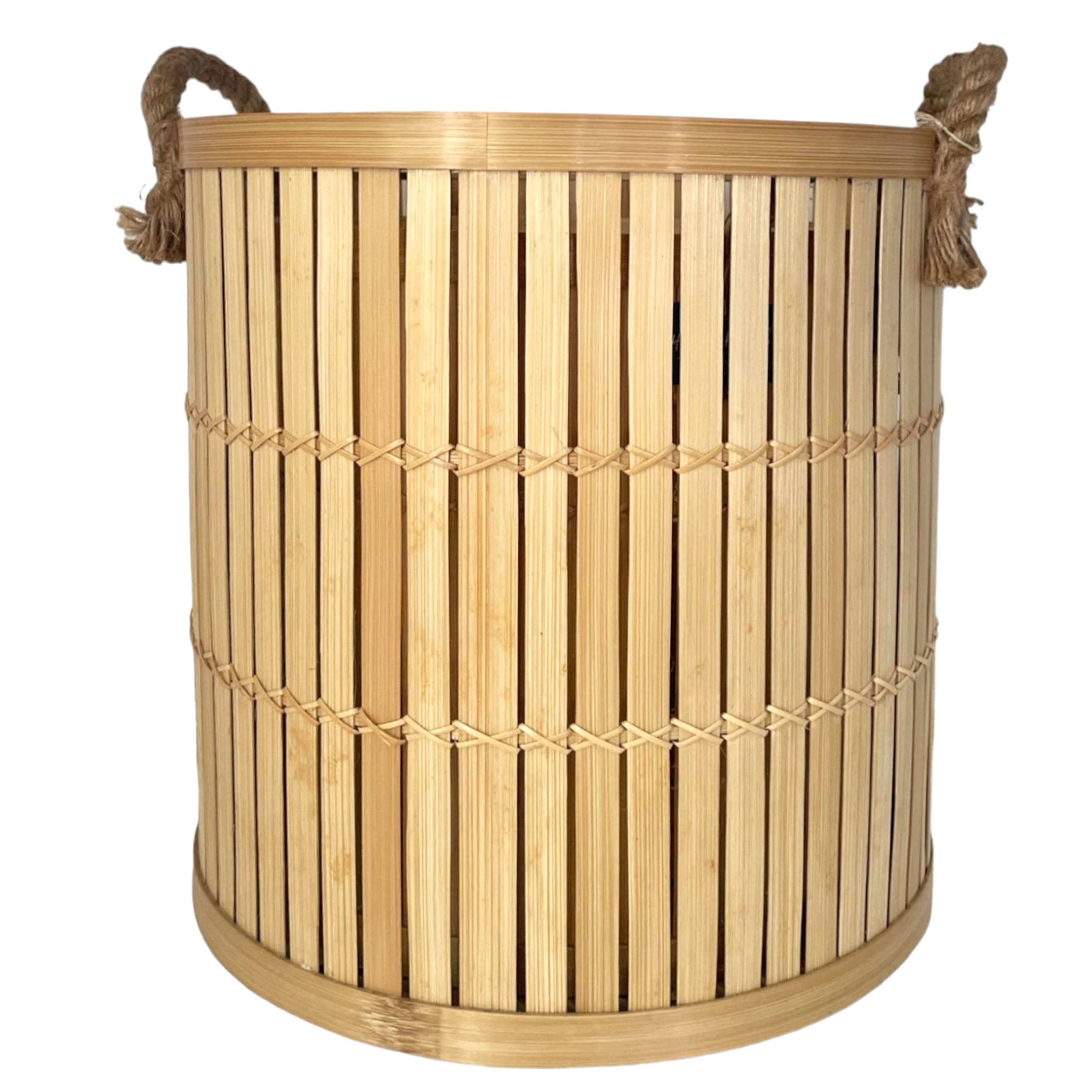 Basket Laundry Bamboo Thomas